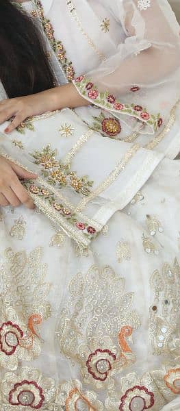 White dress gharara 2