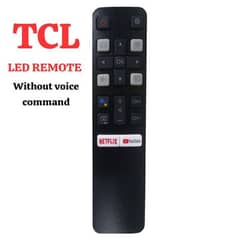 TCL TV  Remote This remote size is mini and without voice command