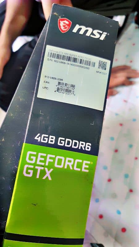 Geforce GTX 1650 super MSI 2