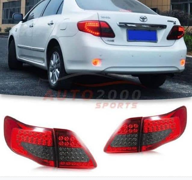 Toyota corolla/vitz lights ,fogg lights,back lights,grill 2