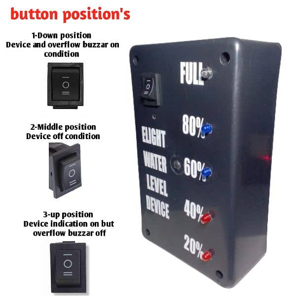 Water tank Level Indicator with overflow Buzzer 0