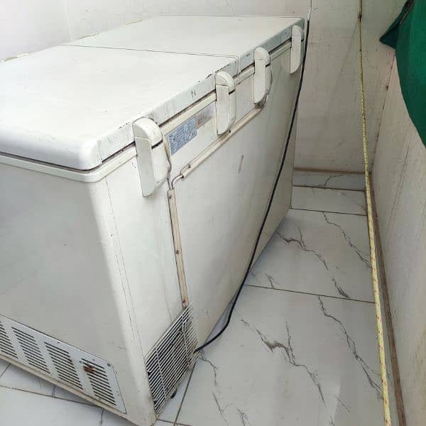 haier double door deep freezer 2