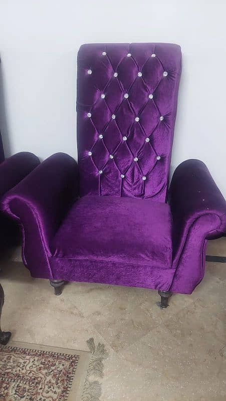 Executive Velvet Chairs for Sale 1