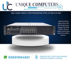 DELL HARD-DRIVE 1.2TB POWEREDGE R730 2.5 INCH 8-BAY