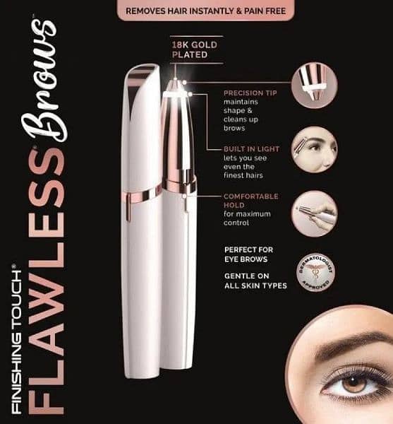 Women's eyebrows hair removal 4