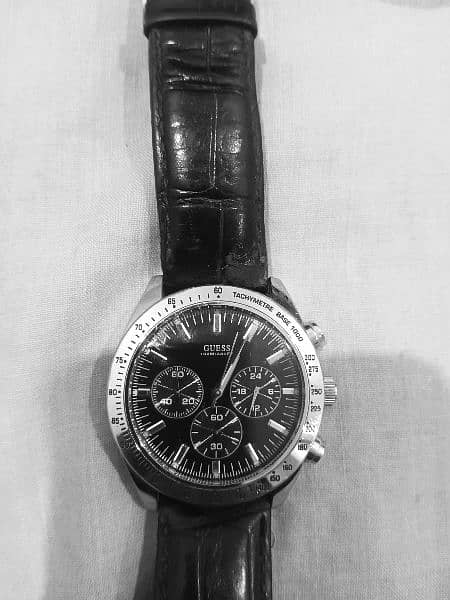 Guess Watch with original leather strap or another strap box 2