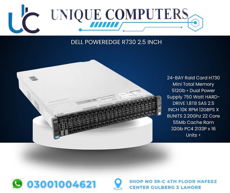 DELL POWEREDGE R730 2.5 INCH 0