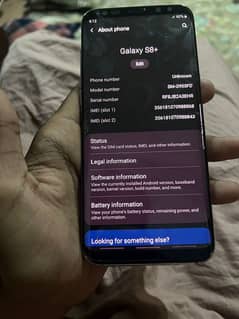 Samsung Galaxy s8plus 4/64 condition 10/8 pach