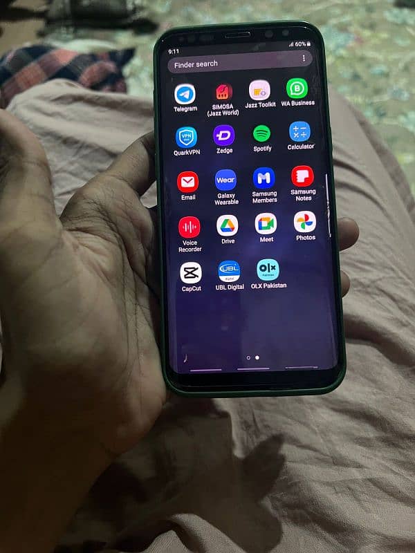 Samsung Galaxy s8plus 4/64 condition 10/8 pach 7