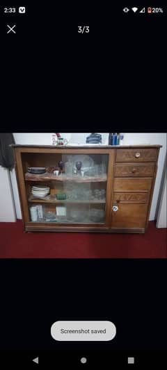 Urgent sell Wooden showcase