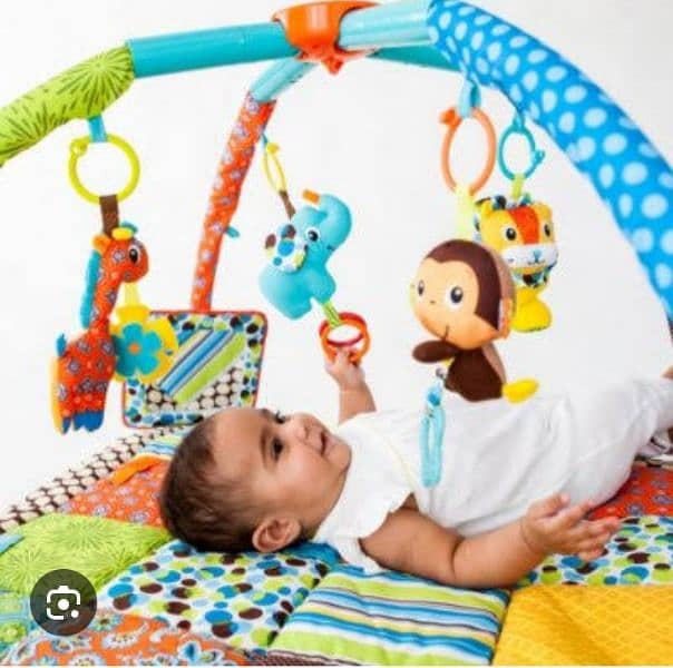 infantino Twist & Fold Activity Gym & Play Mat Forest 1