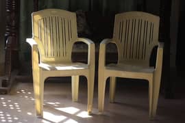 plastic chairs