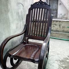 solid wood rocking chair