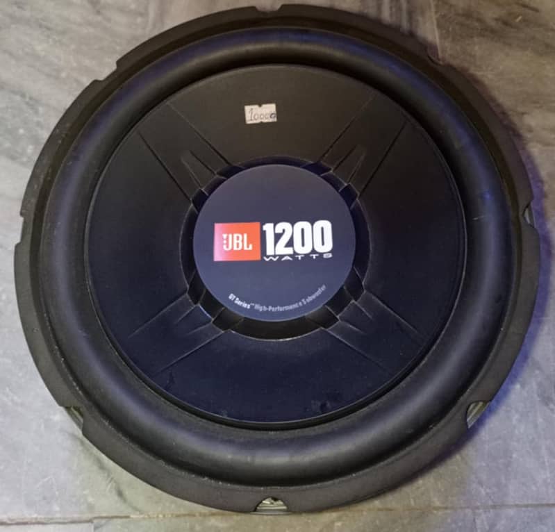 12 inch subwoffer jbl dabal magnet model number gts-s12 300 RMS 1200 2