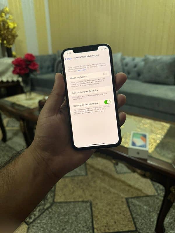 iphone x 256 gb pta approved complt box 5