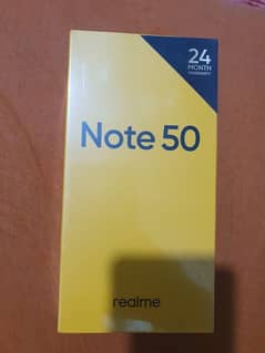 Realme note 50  4/128  pin pack 24 month official warranty