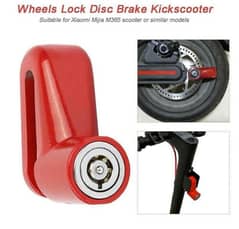 1 piece security bike anti theft lock