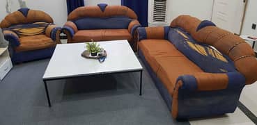 Used 6 Seater Sofa Set For Sale with Sofa Covers