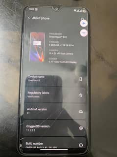 Oneplus 6T 8|128 PTA Approved