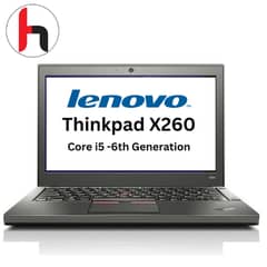 Lenovo ThinkPad X260 – 6th Gen Core i5 6300u Processor 8-GB 256GB SSD