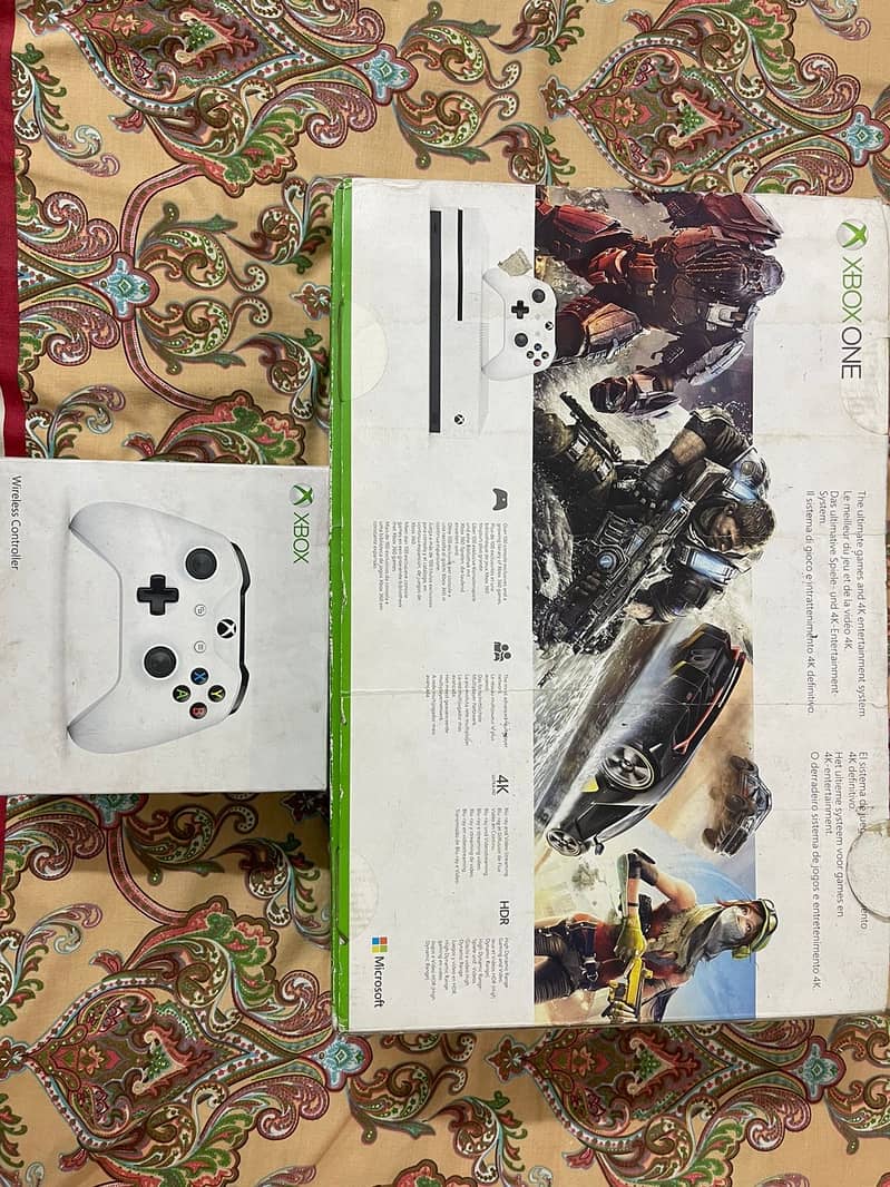 Xbox one S 10/10 condition with games and controllers 2