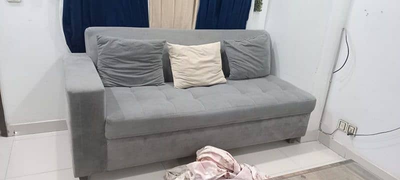 L shap 7 sitter sofa set for sale urgent 0