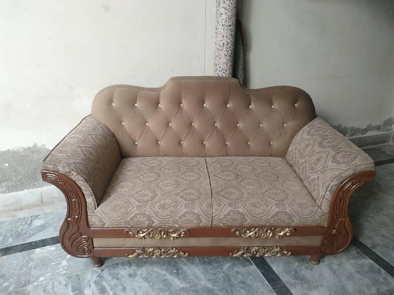 Two seater sofa urgent for sale due to financial need. 03137654059 3