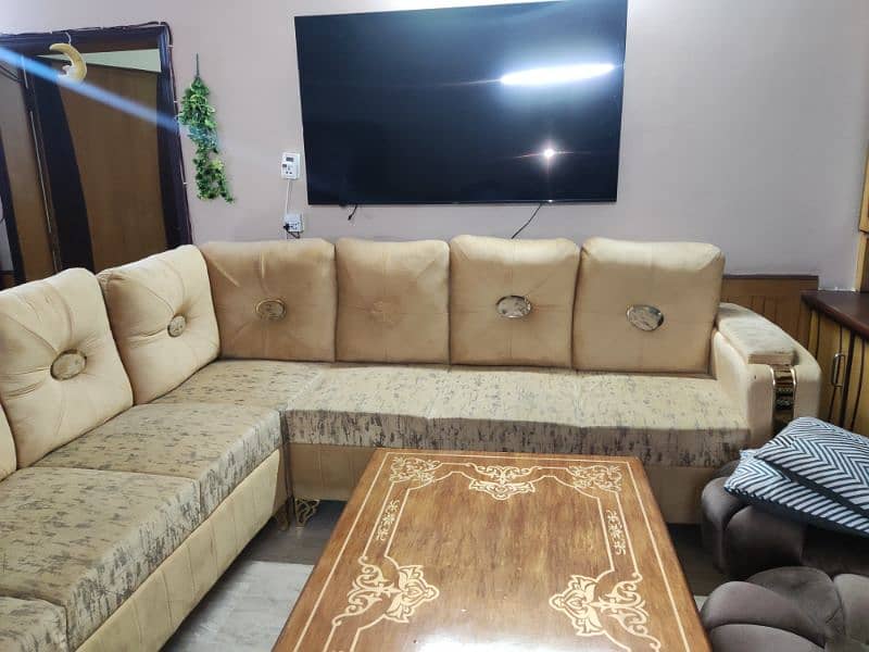 7 Seater L Shaped Sofa. 2