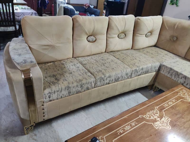 7 Seater L Shaped Sofa. 9