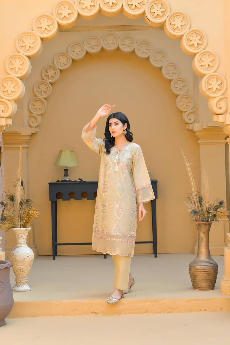 Khaddar 3 piece dress | Khadder Dress Ready to Wear 2