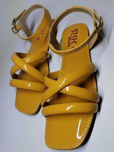 women patent leather flats || mustard flats || ladies flat shoes 3