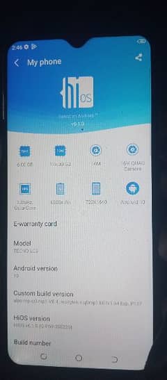 tecno pouvoir 4 pro