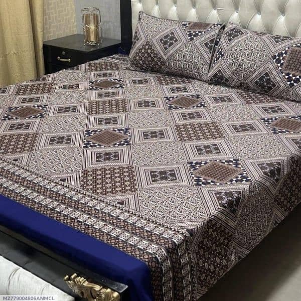 Fabric: Crystal Cotton
•  Bed Size: Double Bed 1