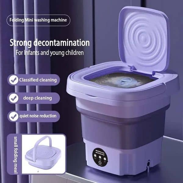 Portable Folding Mini Washing Machine 4