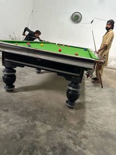 snooker table 5 by 10