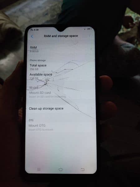 vivo Y97 with box charger 8GB 256GB condition 10/9 glass crack 3