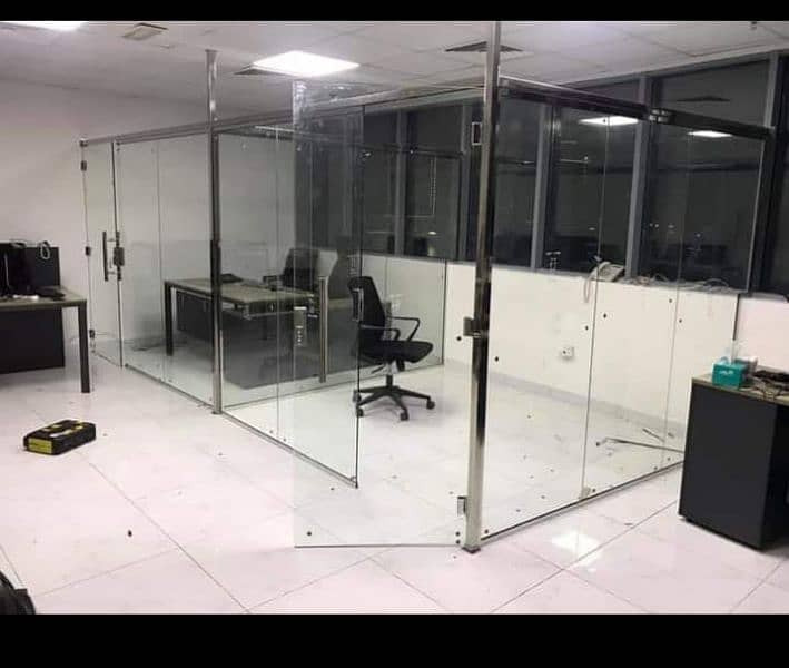 Aluminium Glass Work Office partition kitchen Cabinets Camplet working 2