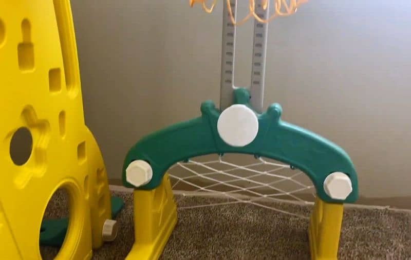 slide, swing, basketball stand, pool in excellent condition for kids 12