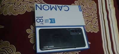 Tecno camon 18T full box(10by10)