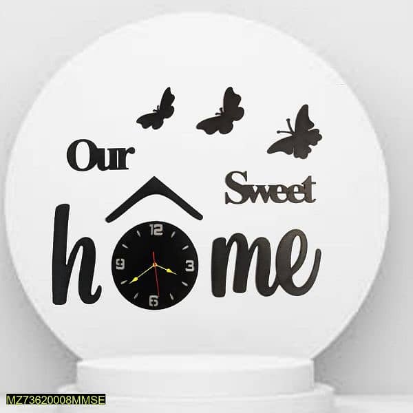 home sweet home, wall clock decoration 0