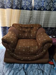 5 SEETER SOFA SET USED