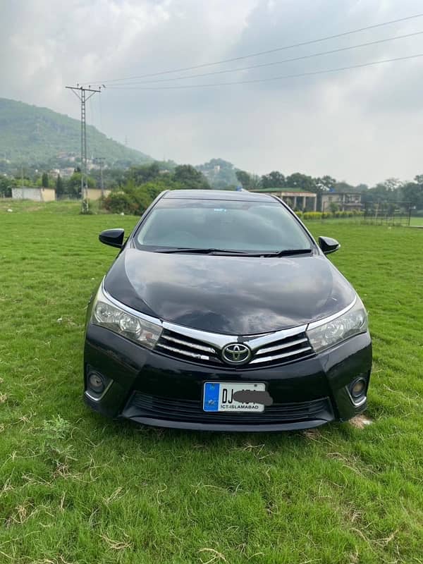 Toyota Corolla 2015 xli convert Gli islamabad number 03225322487 6