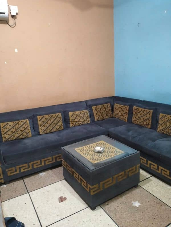 sofa set for sale in slightly used condition 1