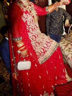 red color bridal lehnga