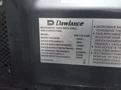 dowalnce microwave oven