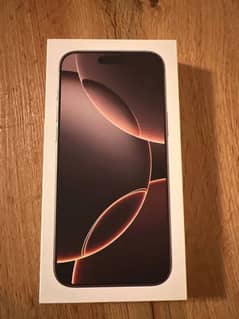 Iphone 16 pro max 256gb desert titanium box pack 0