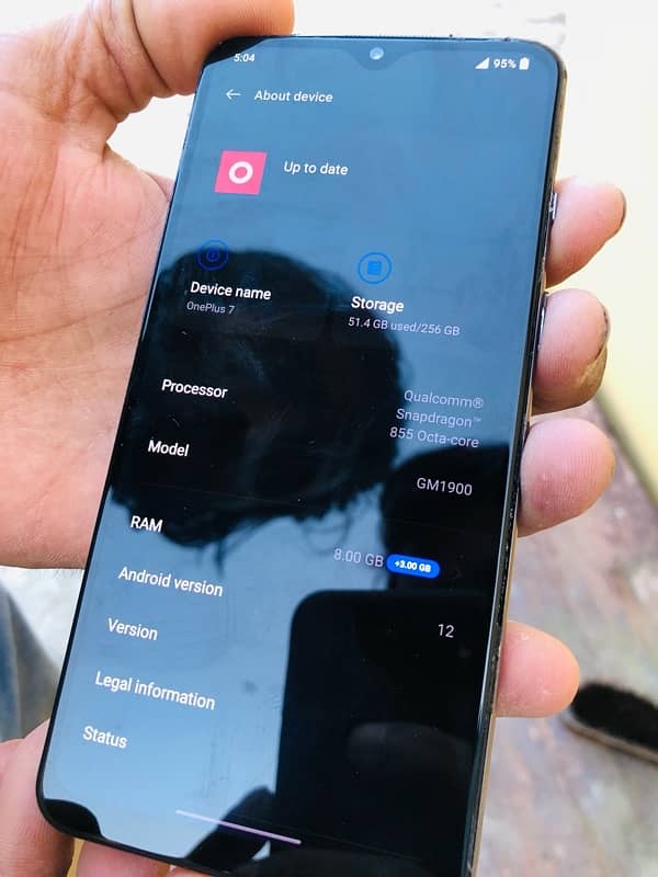one plus 7 Ram 8 storage 256 4