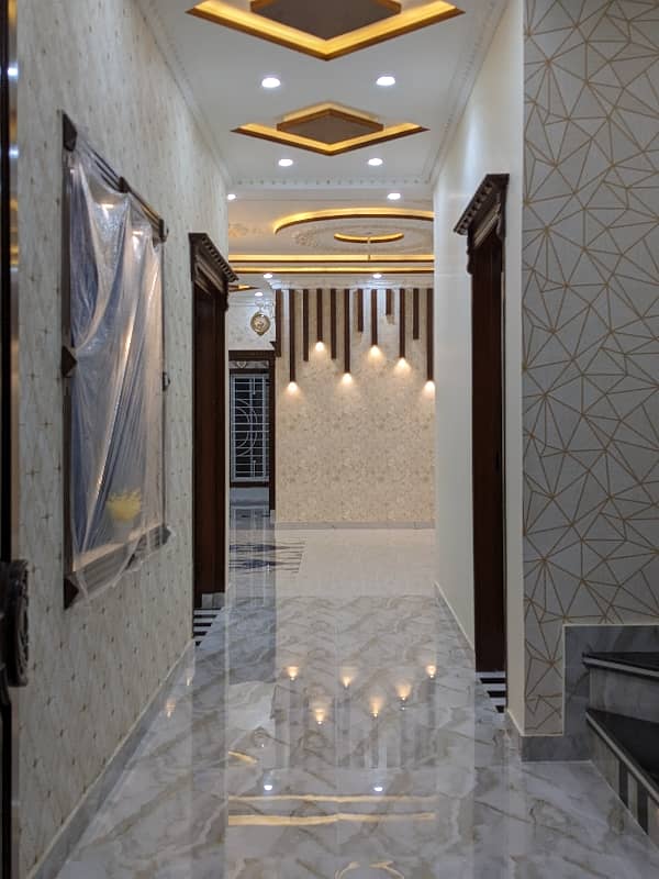 12 MARLA BRAND NEW Luxury Ultra-Modern Style Double Storey House Available For Sale In Johar Town Lahore Standard Dimension Vip Canal Location 8