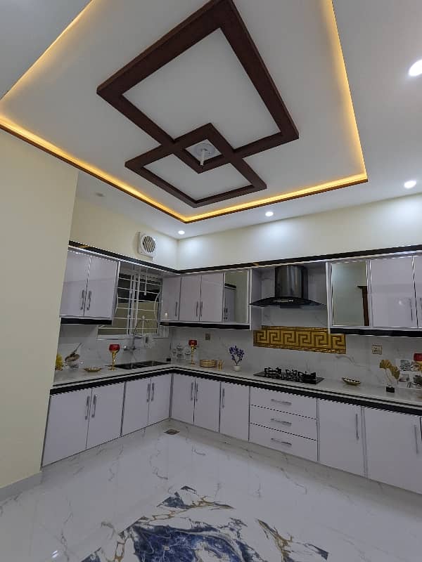 12 MARLA BRAND NEW Luxury Ultra-Modern Style Double Storey House Available For Sale In Johar Town Lahore Standard Dimension Vip Canal Location 15