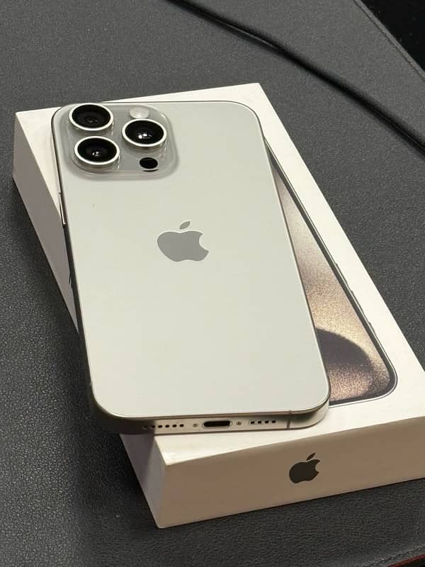 iPhone 15 Pro Max PTA Approved - Natural Titanium 1